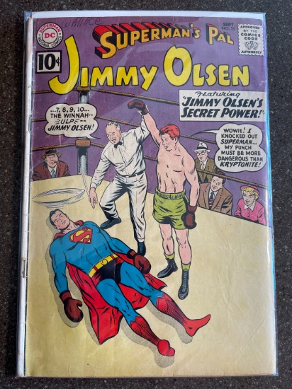 Supermans Pal Jimmy Olsen #55 DC Comics 1961 Silver Age Secret Power Curt Swan