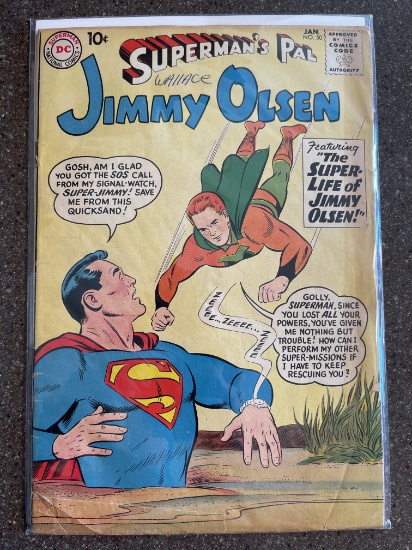 Supermans Pal Jimmy Olsen #50 DC Comics 1961 Silver Age Super Jimmy