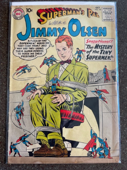 Supermans Pal Jimmy Olsen #48 DC Comics 1960 Silver Age KEY 1st Team Appearance of Superman Emergenc