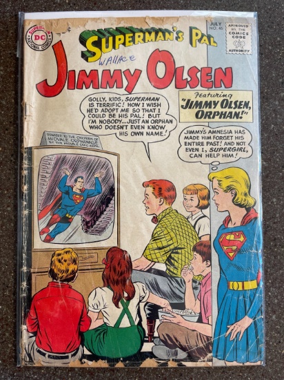 Supermans Pal Jimmy Olsen #46 DC Comics 1960 Silver Age Supergirl Curt Swan