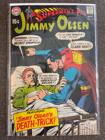 Supermans Pal Jimmy Olsen #121 DC Comics 1969 Silver Age First 15 Cent Curt Swan Neal Adams