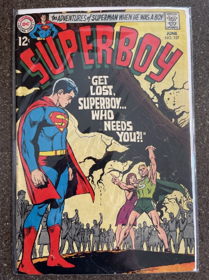 Superboy Comic #157 DC Comics 1969 Silver Age Neal Adams Wally Wood