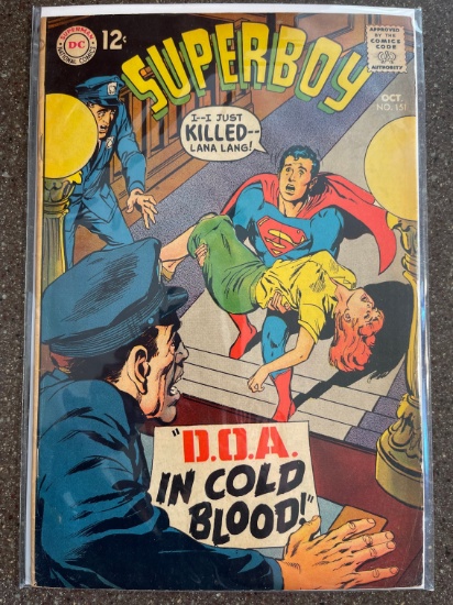 Superboy Comic #151 DC Comics 1968 Silver Age Neal Adams Jack Abel Lana Lang