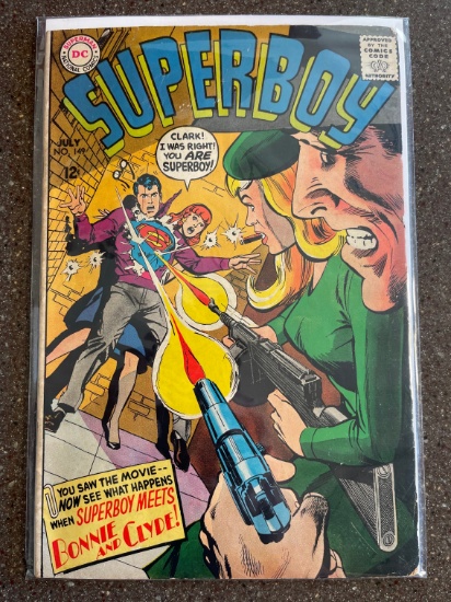Superboy Comic #149 DC Comics 1968 Silver Age Neal Adams Bill Finger Bonnie & Clyde