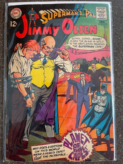 Supermans Pal Jimmy Olsen #117 DC Comics 1969 Silver Age Neal Adams Otto Binder Curt Swan