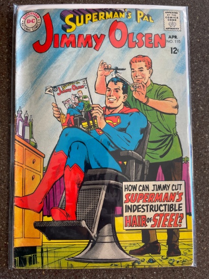 Supermans Pal Jimmy Olsen #110 DC Comics 1968 Silver Age Curt Swan Neal Adams Jim Shooter