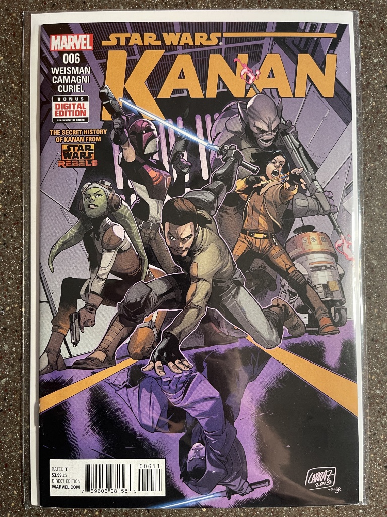 Star Wars Kanan The Last Padawan Comic 6 Marvel Comics Key 1st Appearance Of Sabine Wren Ezra Bri Art Antiques Collectibles Collectibles Comics Online Auctions Proxibid