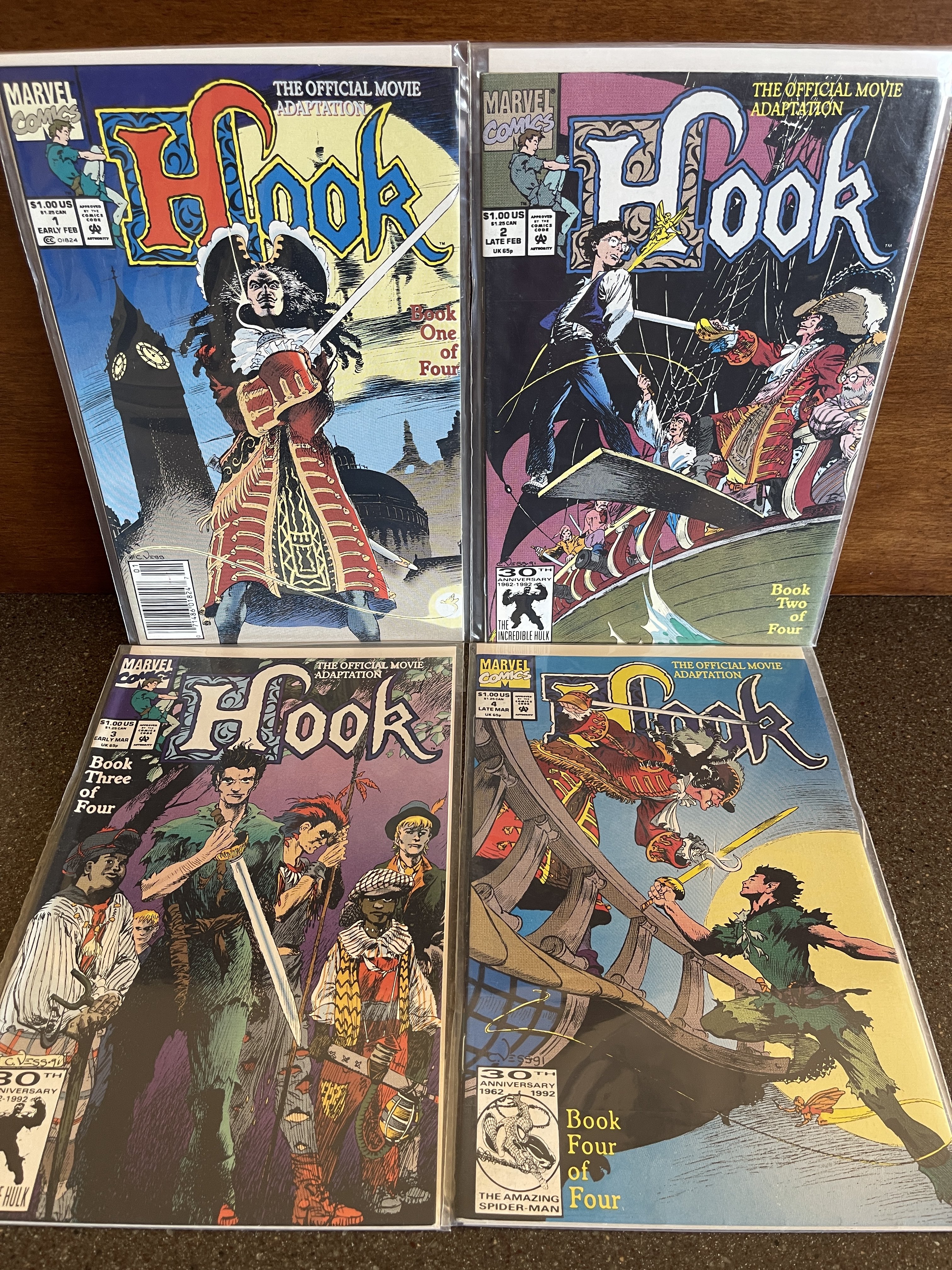 4 Issues Hook Comics #1-4 Full Series Marvel