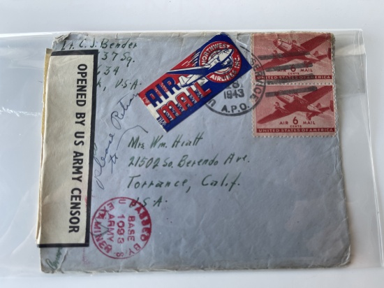 1946 airmail 5 cent stamp