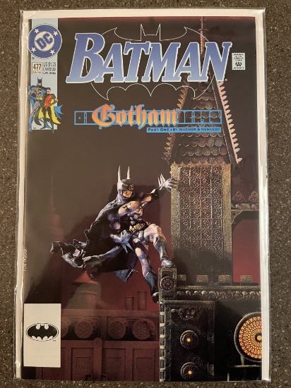 Batman Comic #477 DC Comics 1992 Trapped in a Vault A Gotham Tale
