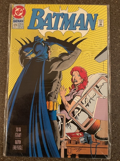 Batman Comic #476 DC Comics 1992 Revealing His Identity to Vicki Vale
