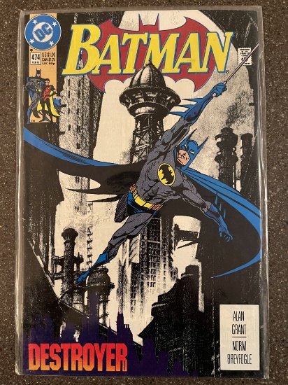 Batman Comic #474 DC Comics 1992 Destroyer Alan Grant