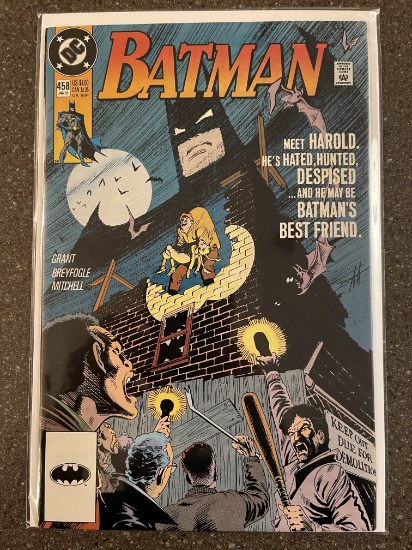 Batman Comic #458 DC Comics 1991 Commissioner Gordon Falls in Love