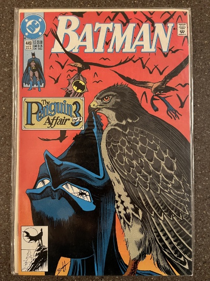 Batman Comic #449 DC Comics 1990 Copper Age Penguin Affair