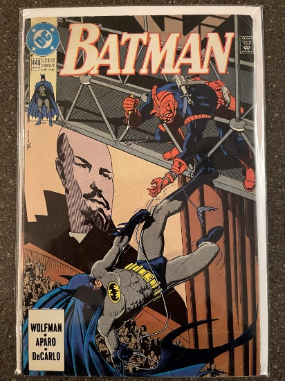 Batman Comic #446 DC Comics 1990 Copper Age Marv Wolfman Jim Aparo