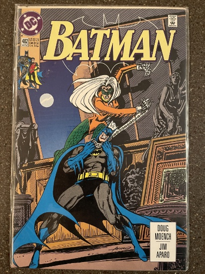 Batman Comic #482 DC Comics 1992 Doug Moench Jim Aparo