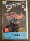 Superman 3 Comic Movie Adaptation 7Up Carls Jr Promo 1983 Bronze Age RARE