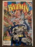 Batman Comic #473 DC Comics 1992 The Idiot Attacks Batman
