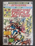 Avengers in Marvel Triple Action Comic #36 Black Knight 1977 Bronze Age 30 Cents Roy Thomas