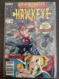 Solo Avengers Comic #18 Marvel Hawkeye 1989 Copper Age Comic