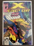 X-Factor Comic #34 Marvel Comics 1988 Copper Age Key Death of Cameron Hodge and 1st Appearance