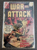 War and Attack Comic #59 Charlton Comics 1967 Silver Age 12 Cents War Comics