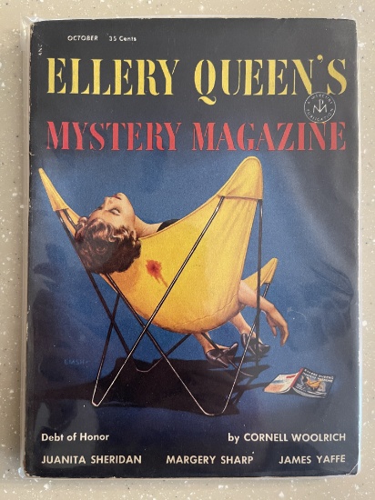 Ellery Queens Mystery Magazine Vol 24 #4 Davis Publications 1954 Golden Age
