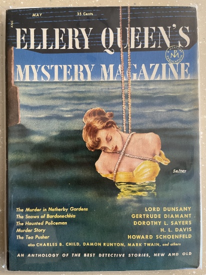 Ellery Queens Mystery Magazine Vol 19 #102 Davis Publications 1952 Golden Age Dorothy Sayers