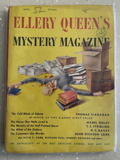 Ellery Queens Mystery Magazine Vol 19 #101 Davis Publications 1952 Golden Age John Dickson Carr