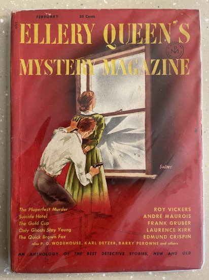 Ellery Queens Mystery Magazine Vol 19 #99 Davis Publications 1952 Golden Age Roy Vickers