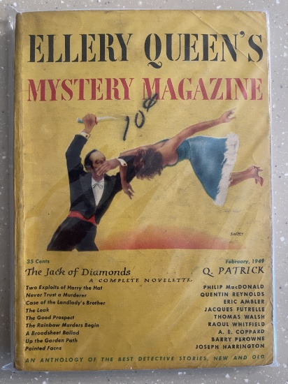 Ellery Queens Mystery Magazine Vol 13 #63 Davis Publications 1949 Golden Age