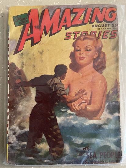 Amazing Stories Magazine Vol 20 #5 Experimeter Publications 1946 Golden Age Edgar Rice Burroughs Isa
