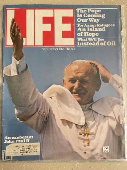 Vintage Life Magazine September 1979 Bronze Age Pope John Paul II