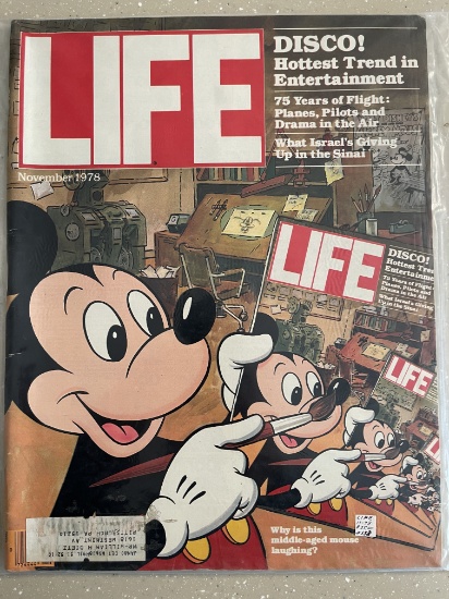 Vintage Life Magazine November 1978 Bronze Age Walt Disney Mickey Mouse