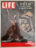 Vintage Life Magazine December 1955 Golden Age Neanderthal Bear Cult
