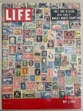 Vintage Life Magazine May 1954 Golden Age First Time in Color Worlds Rarest Stamps