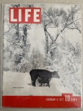 Vintage Life Magazine February 1937 Golden Age Winter on the Range Cover 10 Cents