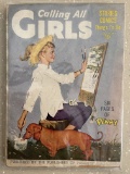 Calling All Girls Magazine #51 Parents Magazines 1959 Silver Age Classic Cover Art Illustration