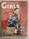 Calling All Girls Magazine #36 Parents Magazines 1958 Silver Age Classic Cover Art Illustration