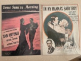 2 Vintage Sheet Music Im My Mammas Baby Boy 1921 & Some Sunday Morning 1945 Errol Flynn