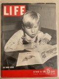 Vintage Life Magazine October 1946 Golden Age One Room School 15 Cents