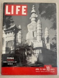 Vintage Life Magazine April 1946 Golden Age Peiping Chinas Beautiful City in Color 10 Cents