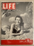 Vintage Life Magazine February 1945 Golden Age Florida 10 Cents