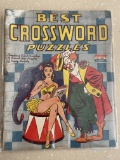 Best Crossword Puzzles #10 Nedor Publishing 1944 Golden Age Buy War Bonds & Stamps For Victory