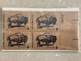 US Stamps #1392 Wildlife Conservation 1970 Unused Block of 6 Cent Stamps