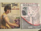 2 Vintage Sheet Music My Sunny Tennessee 1921 Lullaby Land 1919