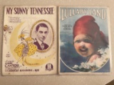 2 Vintage Sheet Music My Mammy Knows 1922 Im Forever Blowing Bubbles 1919