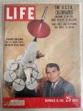 Vintage Life Magazine November 1957 Silver Age The USSR Celebrates Soutnik 2 Plus Wernher Von Braun