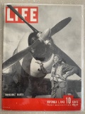 Vintage Life Magazine November 1943 Golden Age Thunderbolt Fighter Cover 10 Cents