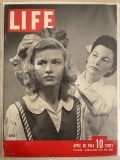 Vintage Life Magazine April 1943 Golden Age Jango Cover 10 Cents